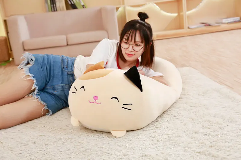 90cm Soft Animal Cartoon Corner Bio Pillow Cushion Cute Dog Cat Dinosaur Pig Unicorn Plush Toy Stuffed Lovely Kid Birthyday Gift