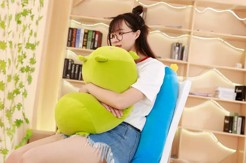 90cm Soft Animal Cartoon Corner Bio Pillow Cushion Cute Dog Cat Dinosaur Pig Unicorn Plush Toy Stuffed Lovely Kid Birthyday Gift