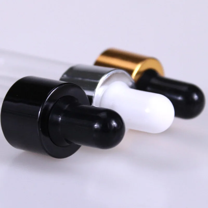 50pcs/lot 5ml 10ml 15ml 20ml Amber Glass Dropper Bottle Jars Vials With Pipette For Cosmetic Perfume Essential Oil Bottles