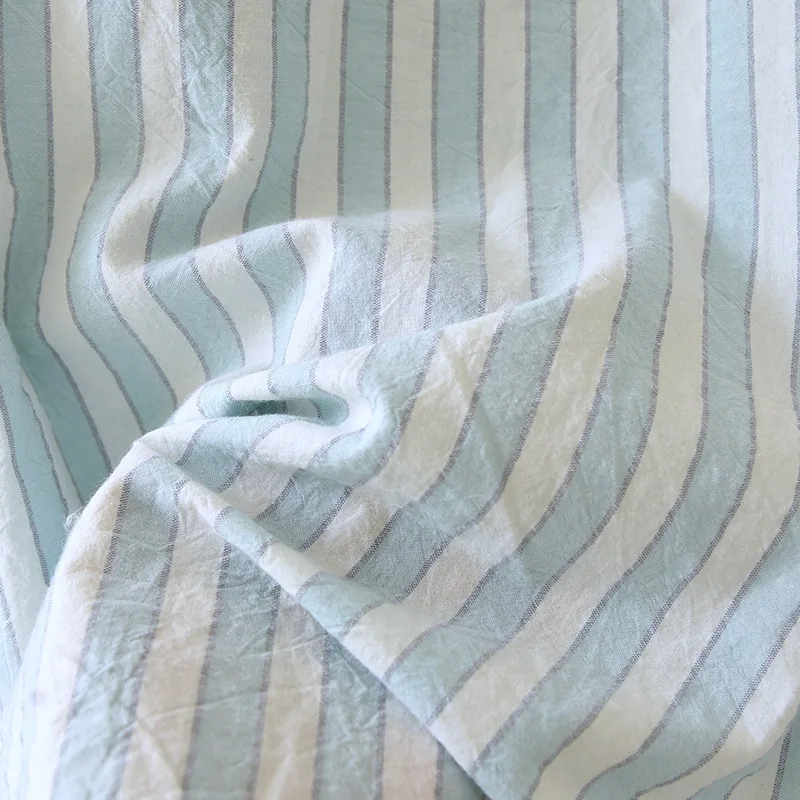2026 New Spring/Summer Japanese Women's Striped Pajama Set 100% Cotton Long Sleeve Long Pants Two Piece Set Thin Home Clothing