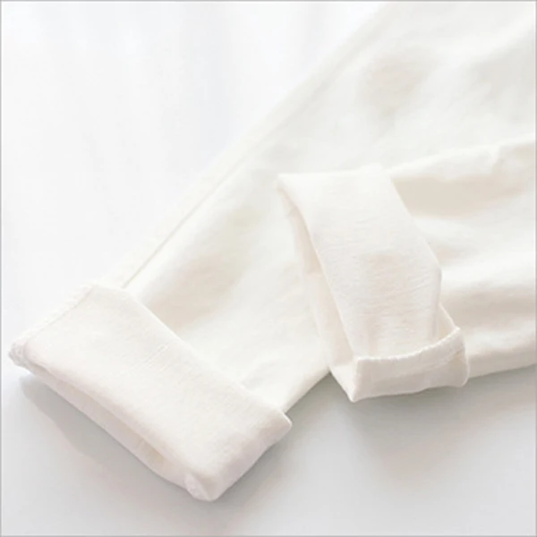 3-12-Year-Old Girls Pencil Pants Elastic baby Leggings 2024 New Slim Fit Children's Leggings Solid Color Imitation Jeans