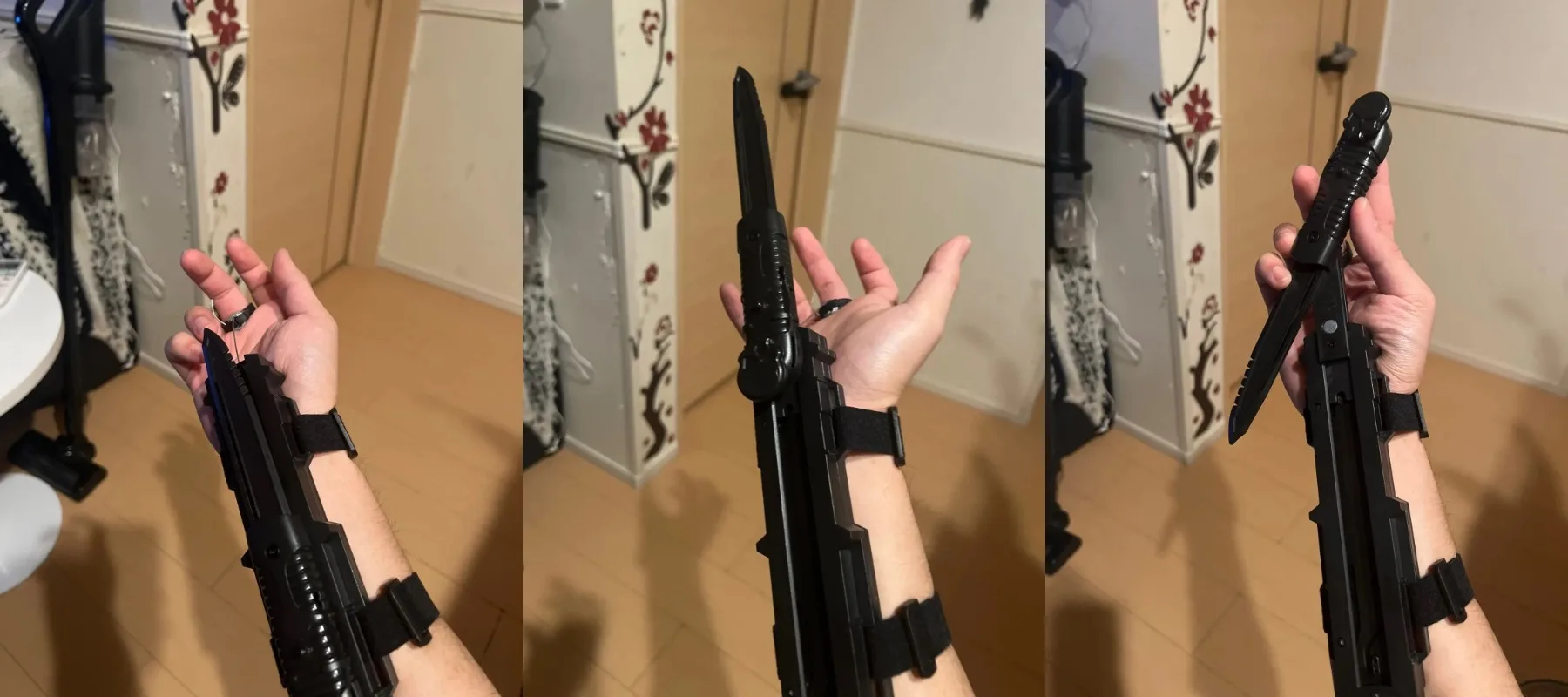 Assassin's Sleeve Sword Retractable Rotatable BladeToy Swords Child Toy Interactive Cosplay Props Game Toy Birthday Party Gift