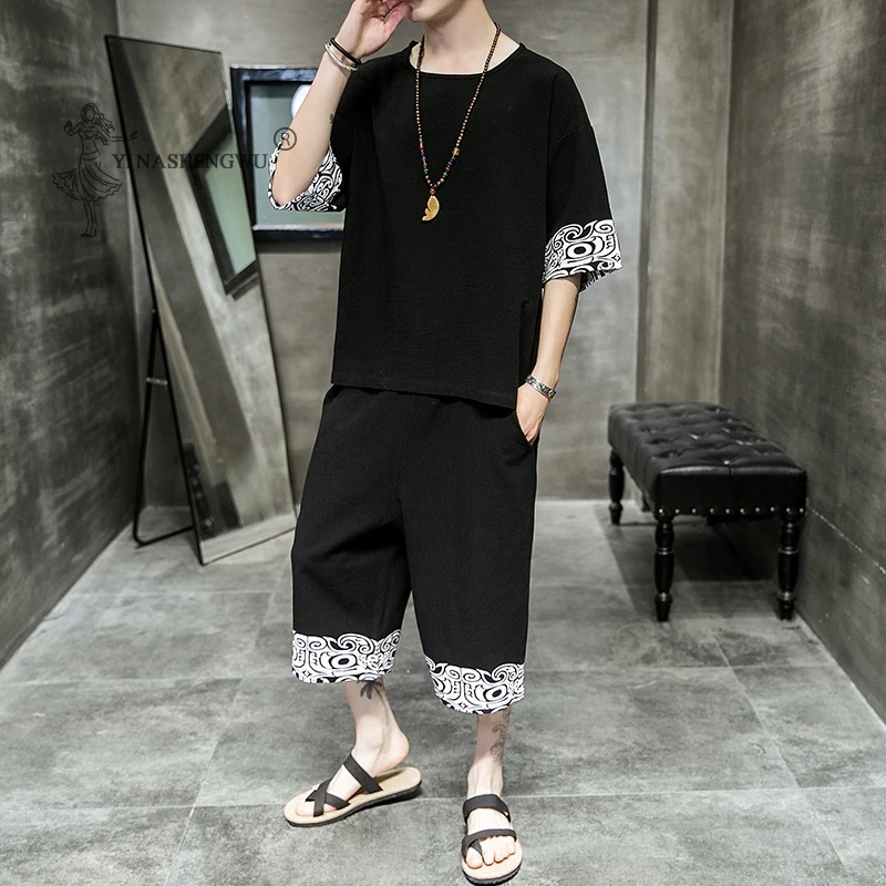 Japanese Kimono Traditional Yukata Kimono Cardigan Men Beach Thin Asian Clothes Japan Kimonos Male Fashion Casual Cardigan Shirt