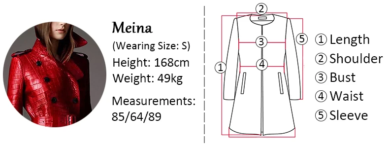 Lautaro Autumn Long Red Crocodile Print Leather Trench Coat for Women Belt Double Breasted Elegant British Style Fashion 2021