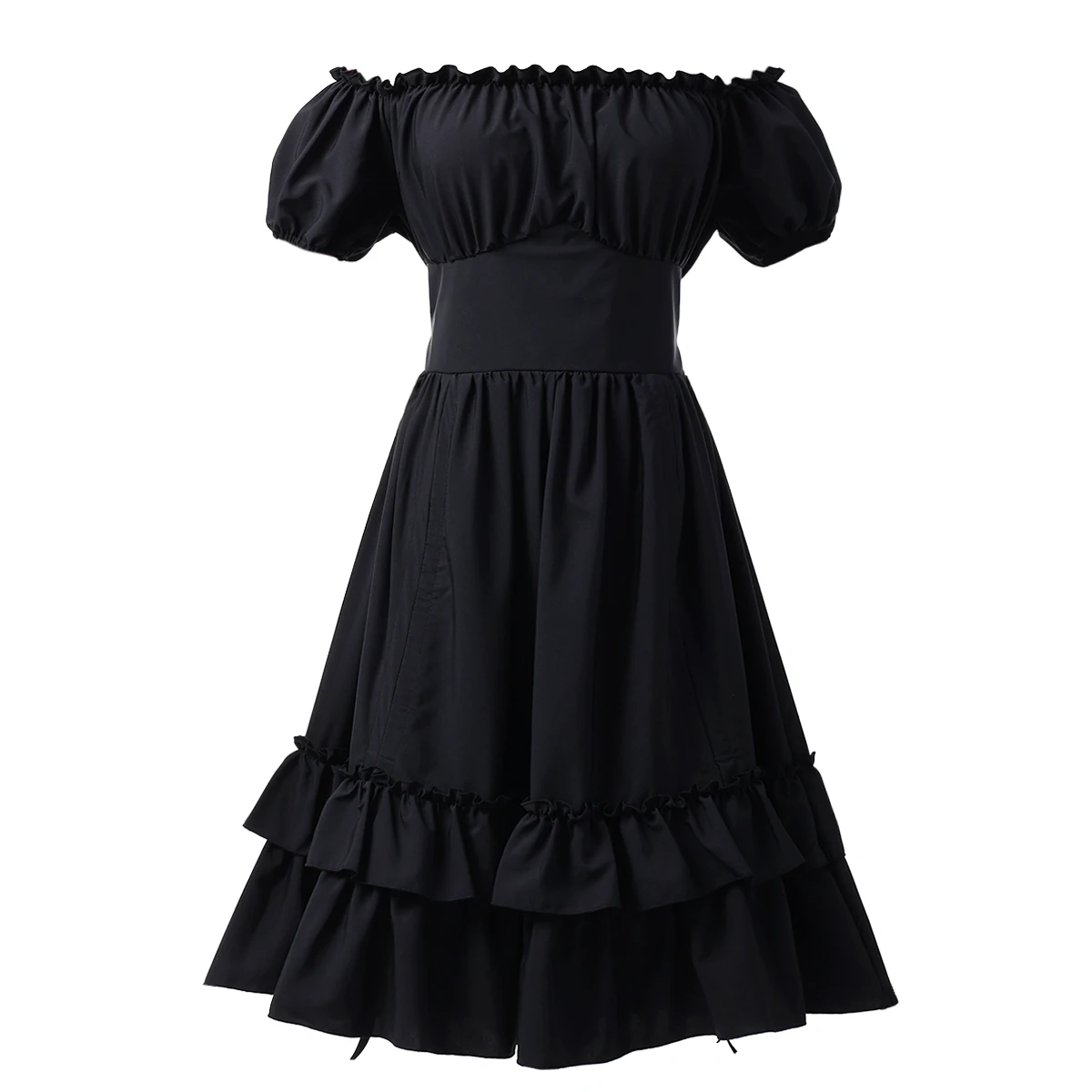 Steampunk Corset Dress Pirate Costume Shoulder Off Underbust Corset Cosplay Pirate Dresses for Women