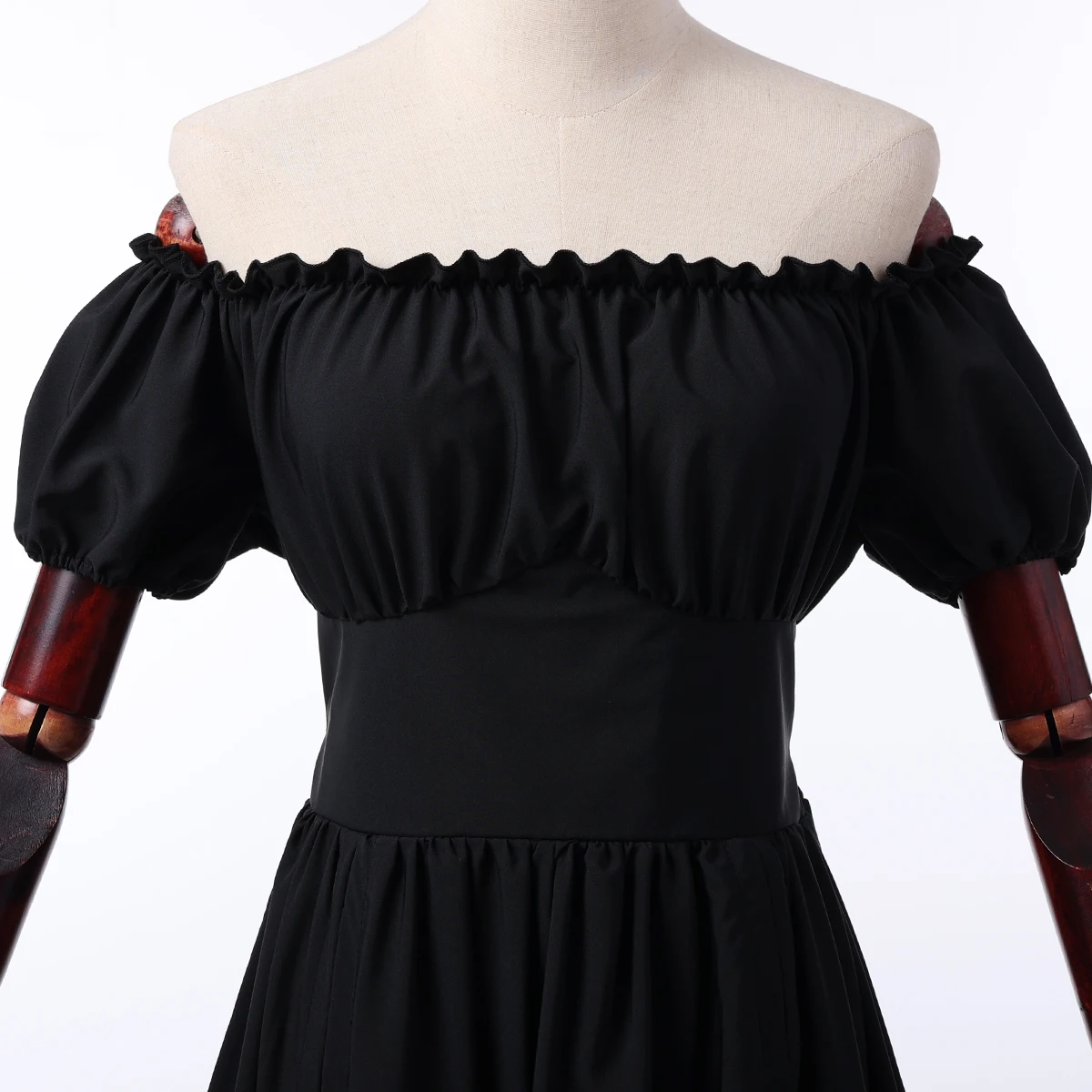 Steampunk Corset Dress Pirate Costume Shoulder Off Underbust Corset Cosplay Pirate Dresses for Women
