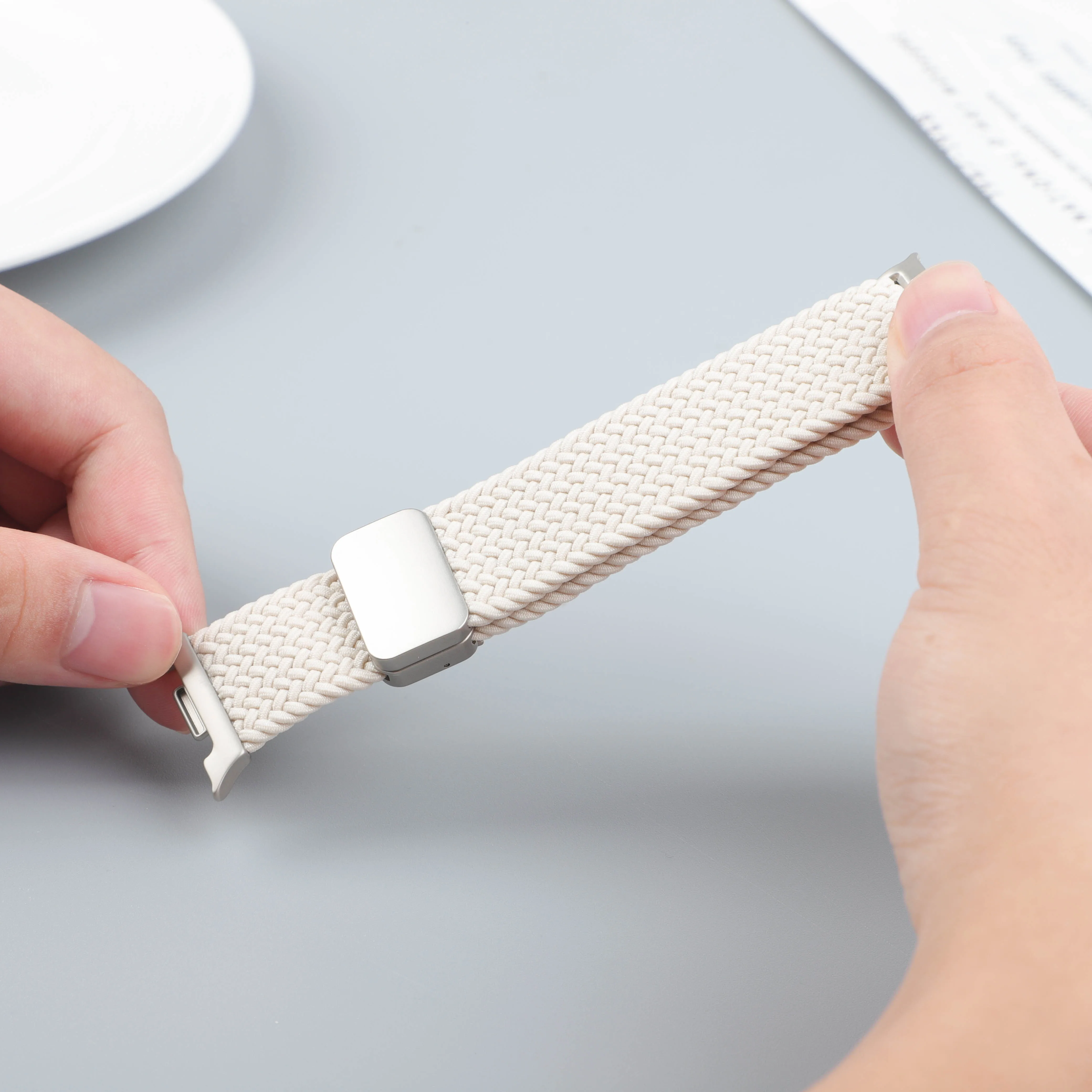 Magnetic Braided Band For Samsung Galaxy Watch 9 8 Strap 44mm 40mm Nylon Bracelet Correa Pulseira Galaxy Watch 8 Classic 46mm