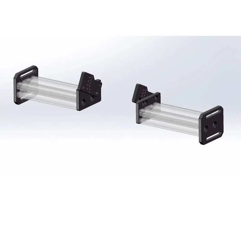 Racing Simulator Base Sinking Installation Plate CNC Full Aluminum Alloy Side Mounting Plate 10mm Thick For SIMAGIC Moza Base