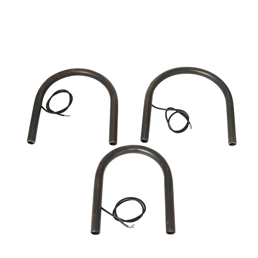 Motorbike 7/8" Flat Upswept Tube Seat Loop Rear Frame Hoop with LED Tail Light Cafe Racer for Honda CB CD Yamaha XS Suzuki GS