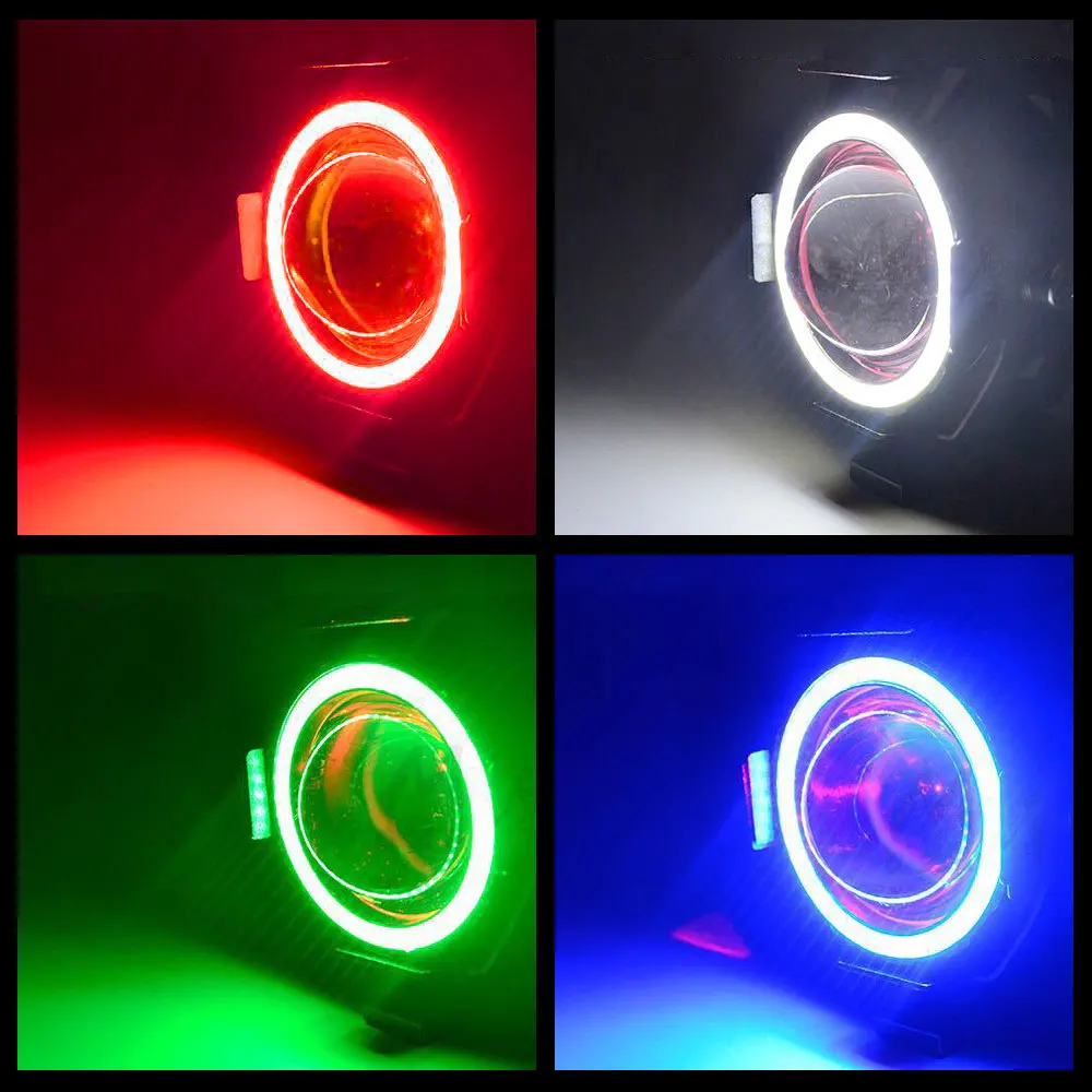 Motorcycle Headlight Fog Lights Super Bright Abgle Eyes Additional Spotlights Universal Moto Auxiliary U7 Mini LED Driving Lamp