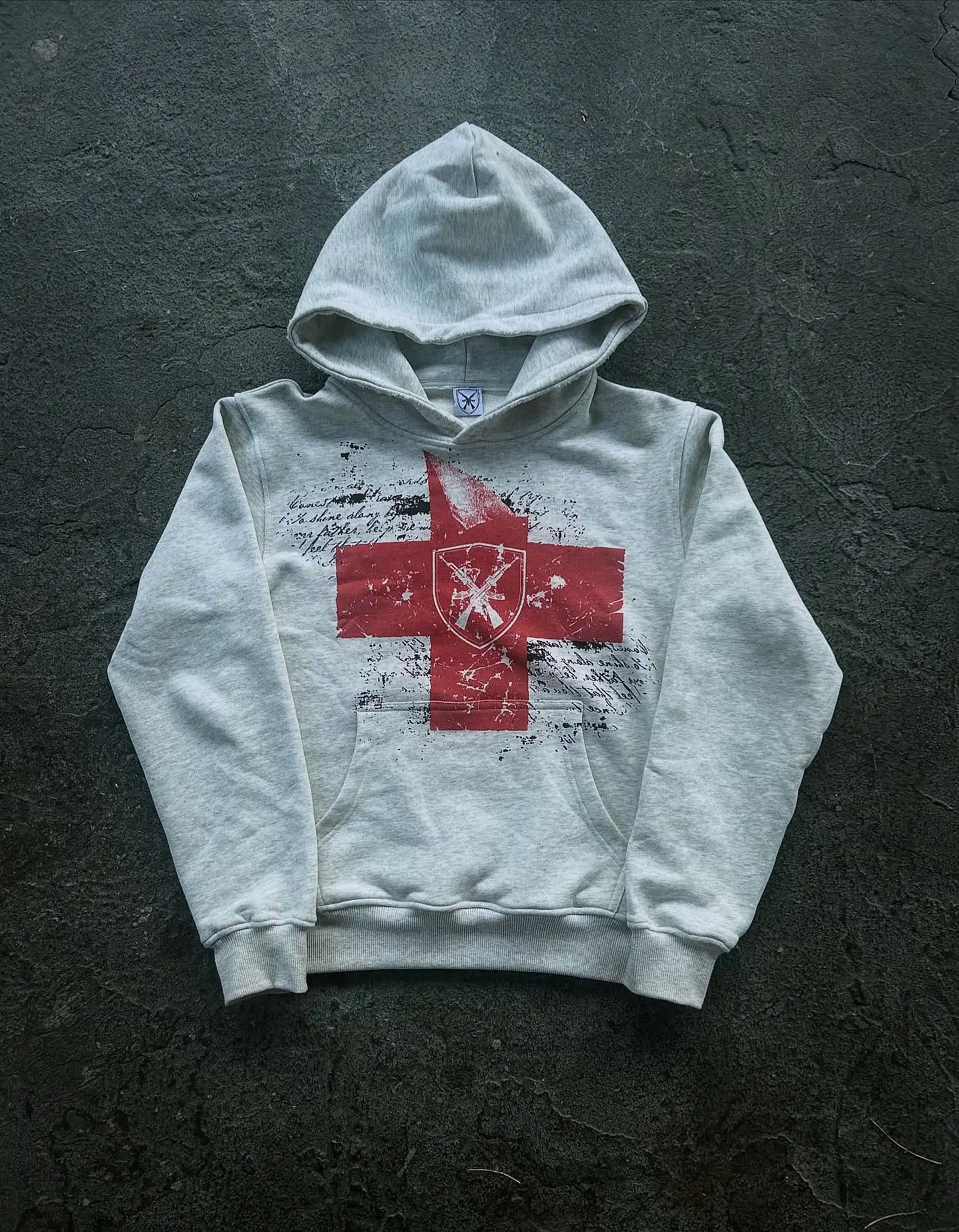 Harajuku Casual Cartoon Print Hoodies Men Grunge Streetwear Sweatshirt Tops Goth Y2k Oversized Hoodie Tracksuit Men Clothing