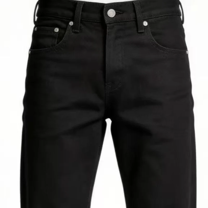Mens Jeans Harajuku American Retro Black Flared Denim Pants Loose Straight Wide Leg Streetwear Summer Casual Vintage Unisex New