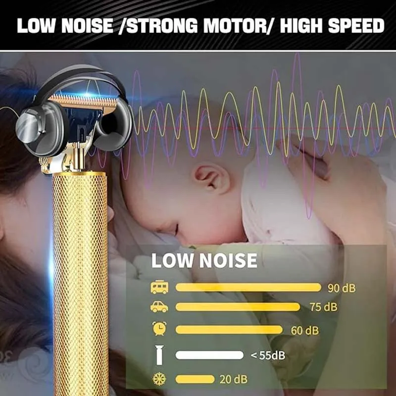 New Hair Clipper For Men's Beard Shaver Professional Version of Wireless Electric Hair Trimmer Retro T9 Hair Cutting Machine