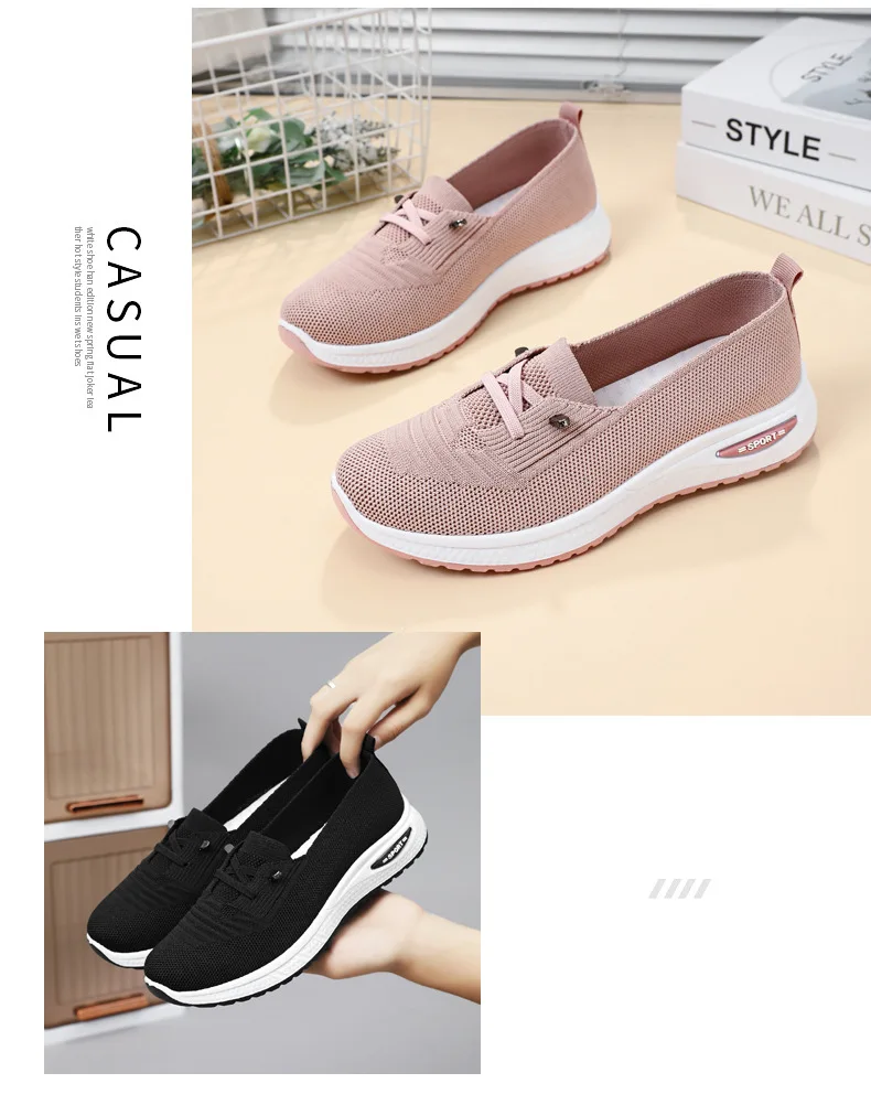 Summer Women's Shoes New Fashion Casual Shoes Breathable Comfortable Sports Shoes