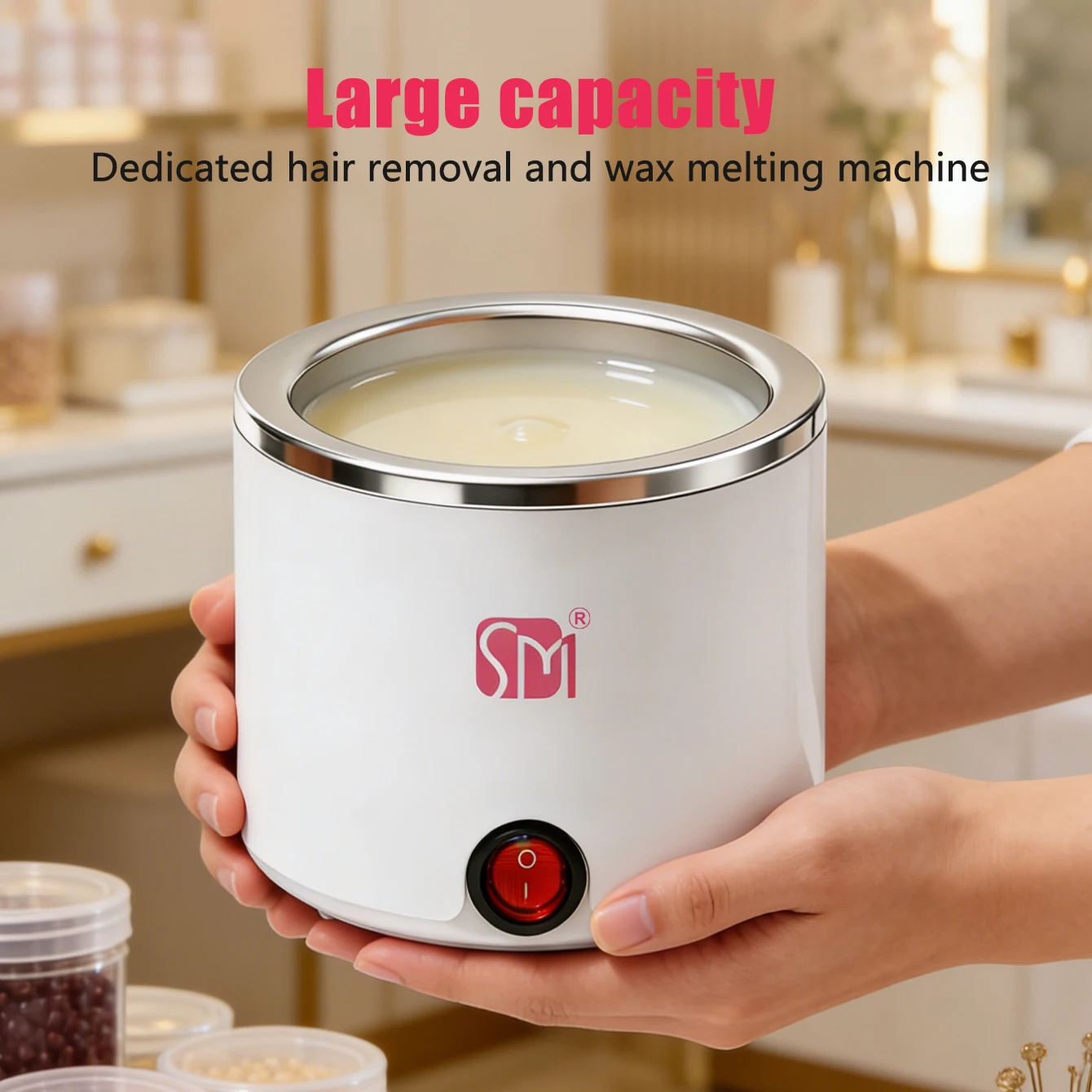 Professional Waxing Wax Warmer for Hair Removal Quick Heating Wax Melt Warmer Easy to Use at Home Waxing Kit for Women Use