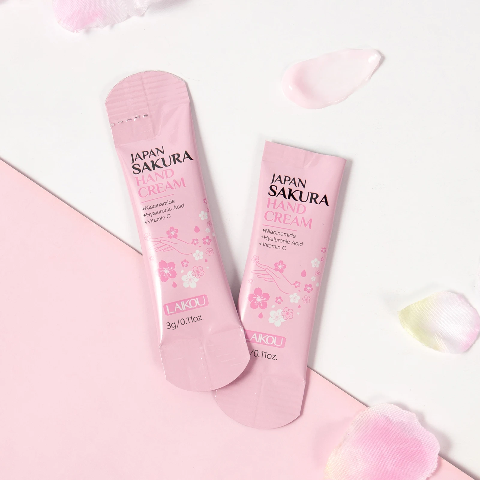 LAIKOU Japan Sakura Skin Care Set Hydrating Lip Mask Moisturizing And Soothing for Dry Skin