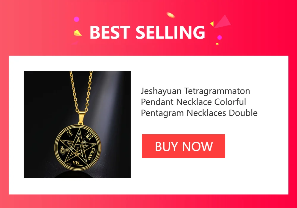 Jeshayuan Witchcraft Pentagram Anklet For Women Jewish Hebrew Tetragrammaton Anklet Witch Knot Anklets Amulet Jewelry Gift