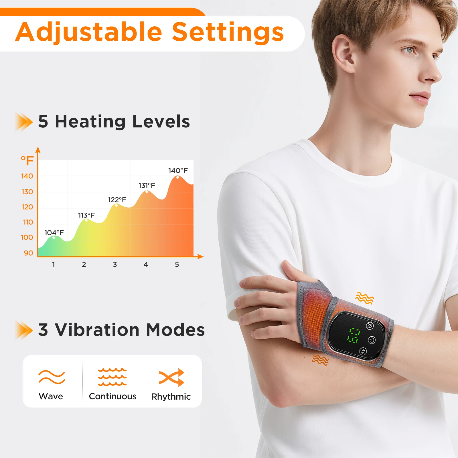 Electric Foot Ankle Massager Heating Foot Vibration Relaxation Brace Belt Plantar Joint Sprain Ankle Support Massager