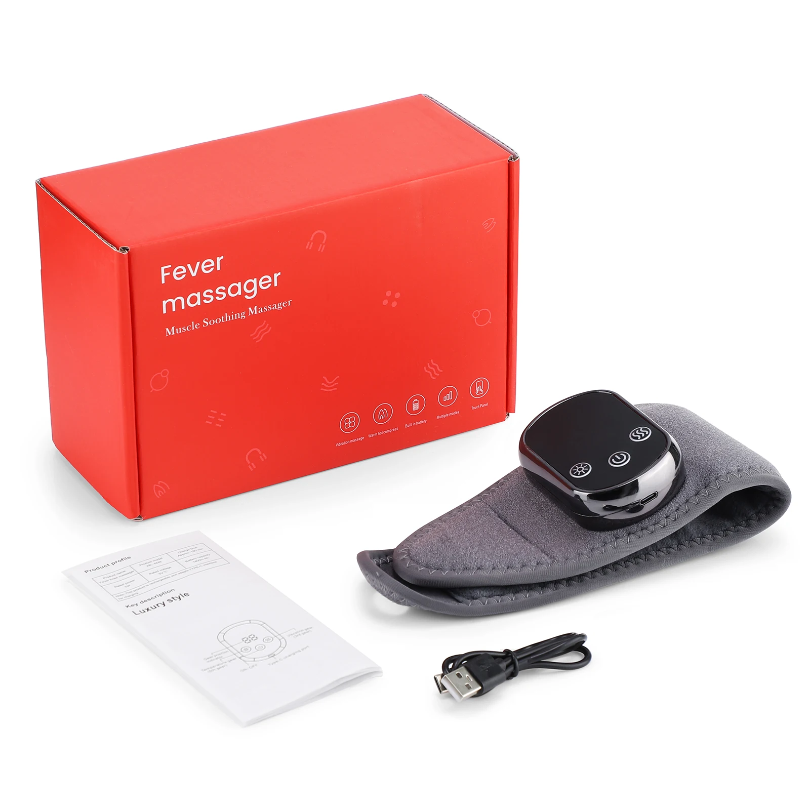 Electric Foot Ankle Massager Heating Foot Vibration Relaxation Brace Belt Plantar Joint Sprain Ankle Support Massager