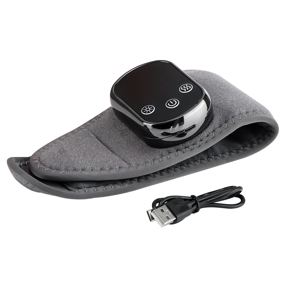 Electric 3-in-1 Ankle Calf Foot Vibration Heated Massager 6 Level Hot Compress Massage Wrist Ankle Brace Leg Hand Foot Relax