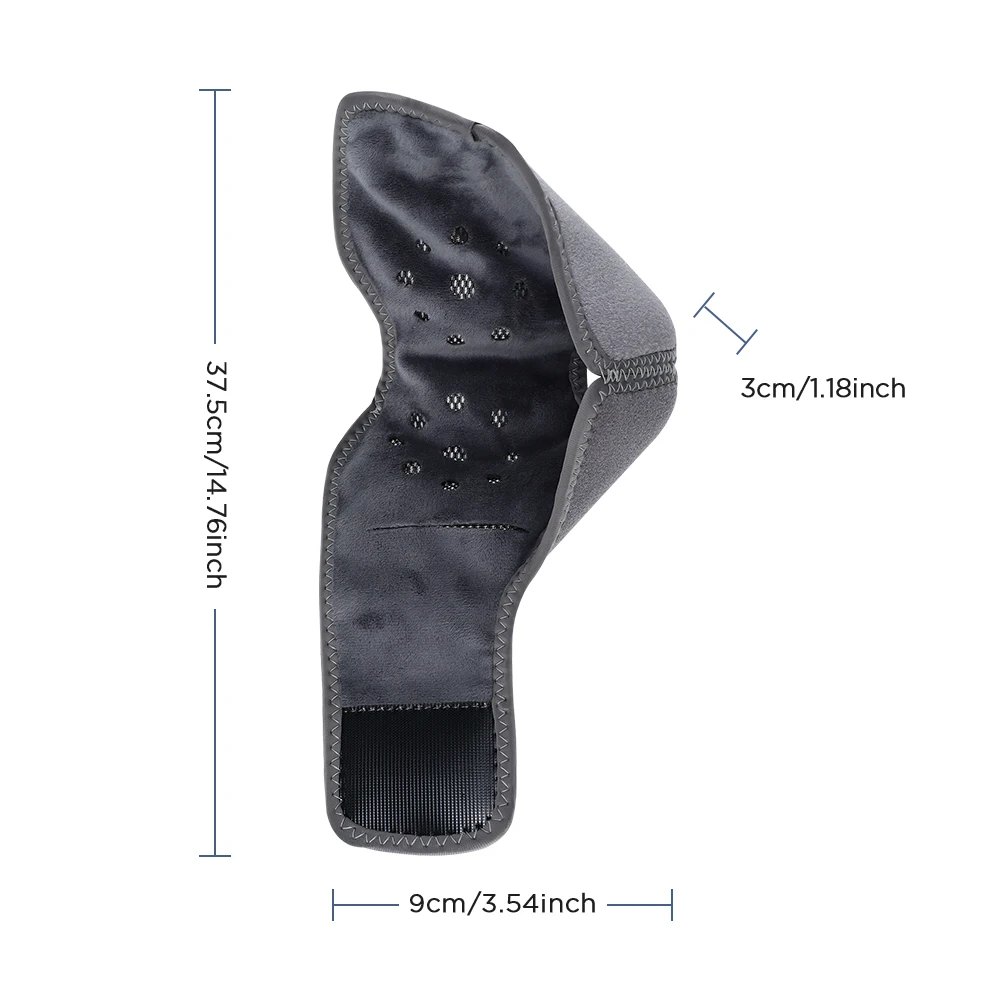 Electric 3-in-1 Ankle Calf Foot Vibration Heated Massager 6 Level Hot Compress Massage Wrist Ankle Brace Leg Hand Foot Relax