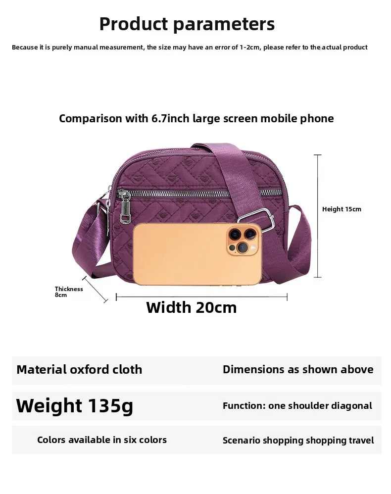 Casual Women Cross Body Small Messenger Bag Handbag Shoulder Over Bags Fashion Women's Lightweight Underarm Bag bolso mujer