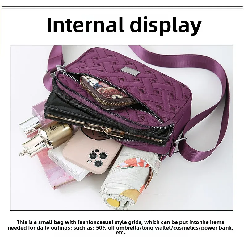 Casual Women Cross Body Small Messenger Bag Handbag Shoulder Over Bags Fashion Women's Lightweight Underarm Bag bolso mujer