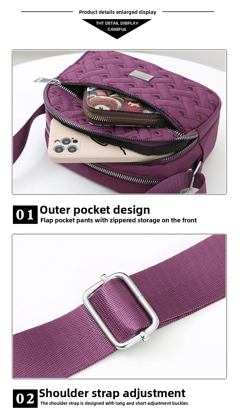 Casual Women Cross Body Small Messenger Bag Handbag Shoulder Over Bags Fashion Women's Lightweight Underarm Bag bolso mujer