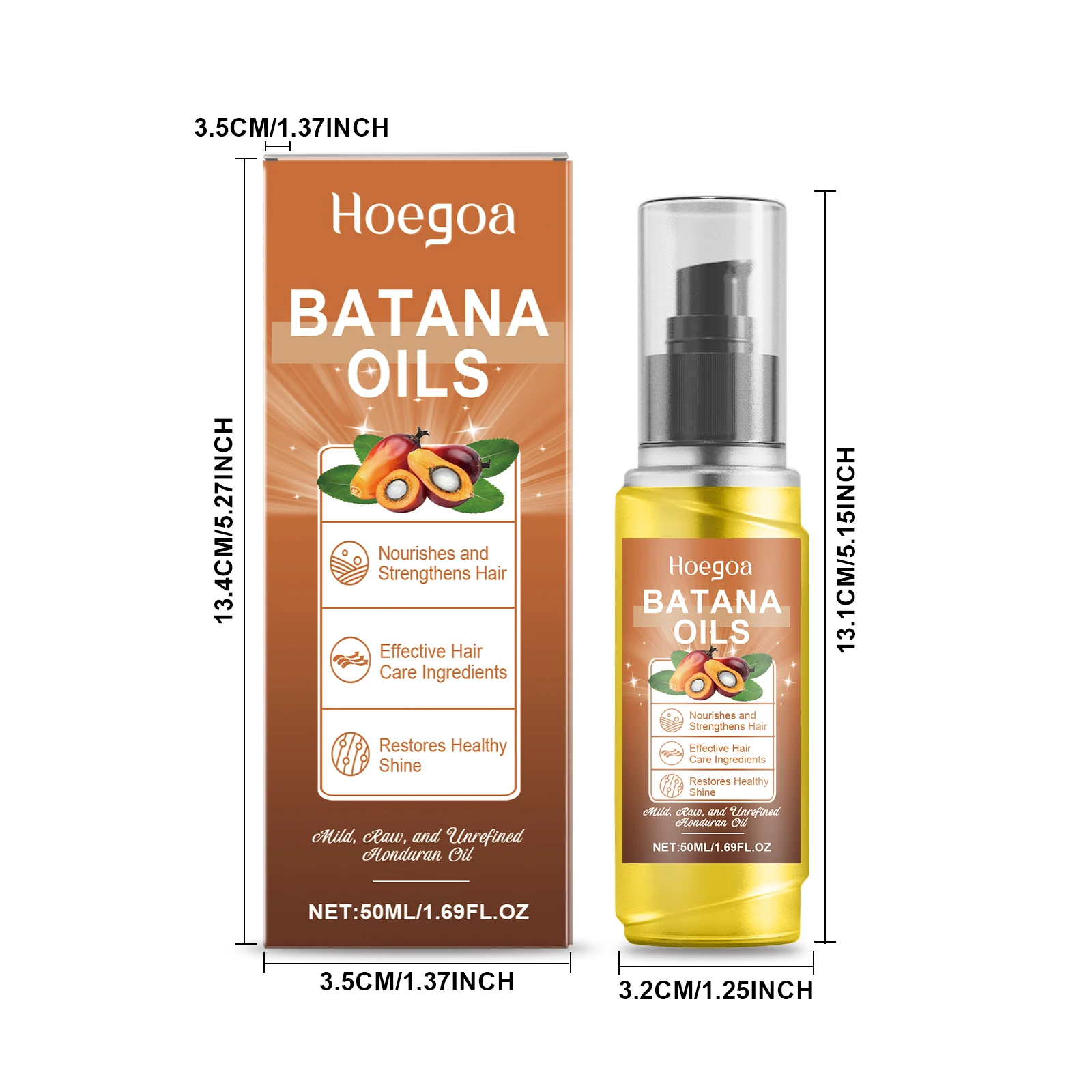 Organic Batana Oil Shampoo Soothing Scalp Intense Repair Batana Nourishing Shampoo with Rosemary Extract for All Hair Types