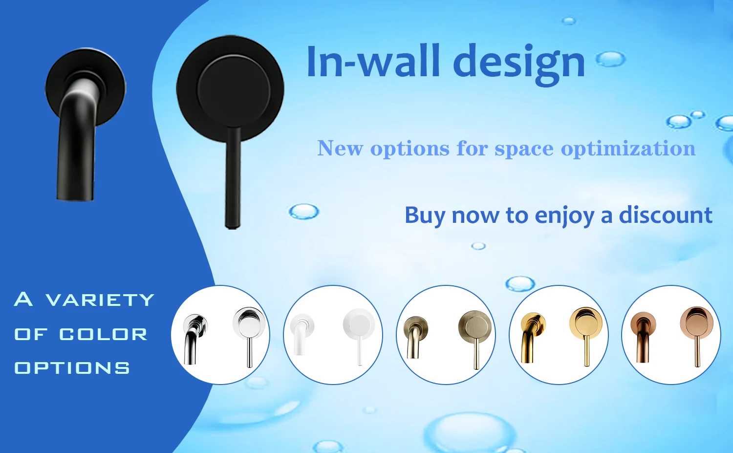 Bagnolux Brushed Gold Toilet Held Bidet Sprayer Kit with Hose and Holder Wall Mounted Hot and Cold Mixed Type Bathroom Faucet