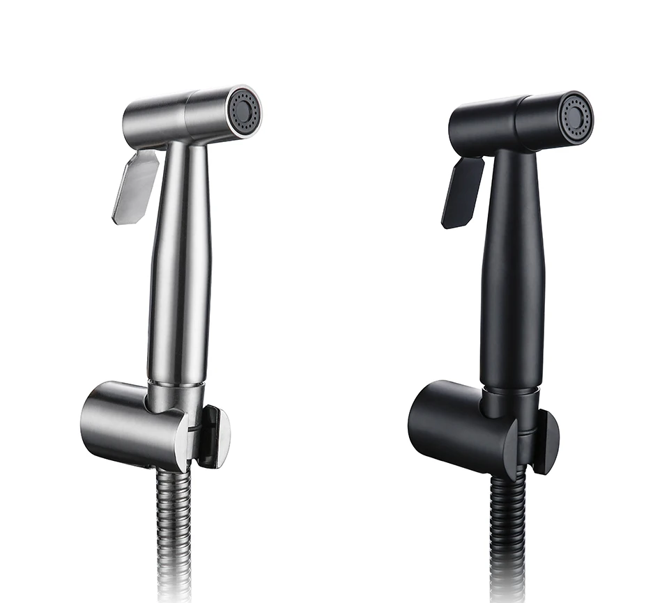 Manufacturers wholesale marketing Brass Toilet Hand Held Bidet Sprayer Kit with 47inch Hose and ABS Bracket Holder Wall  Chrome