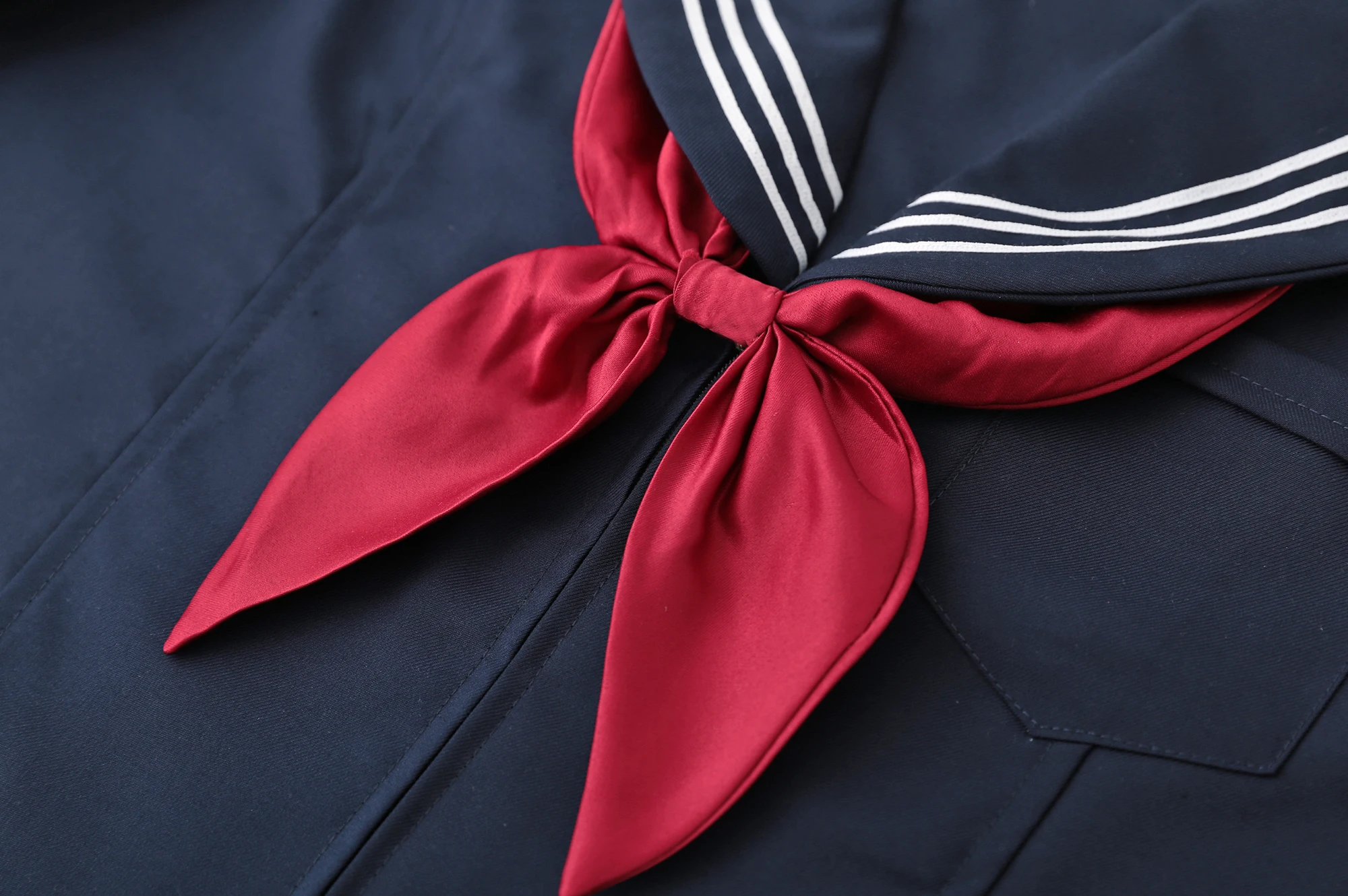 Navy blue JK uniform Autumn Summer Short/long Sleeve Japanese School Uniforms For Girls Sailor Pleated Skirt JK Sets Uniform