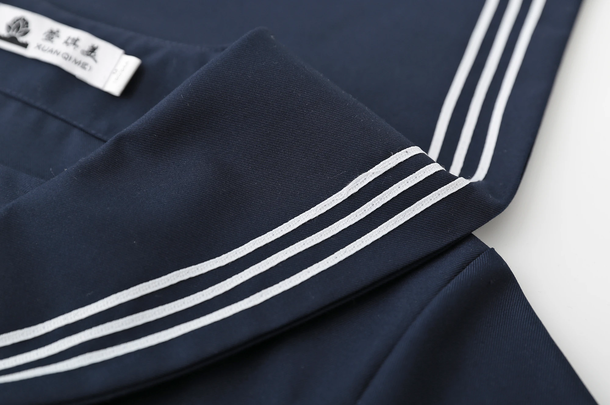 Navy blue JK uniform Autumn Summer Short/long Sleeve Japanese School Uniforms For Girls Sailor Pleated Skirt JK Sets Uniform