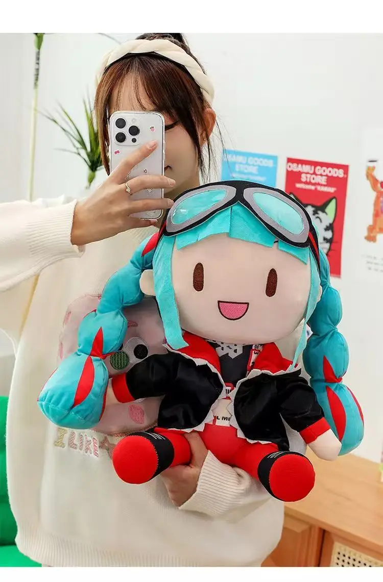 Hatsune Miku Fufu Doll Super Large 50cm Plush Doll High-Quality Spot Pillow Decorations Gift Magic Future Doll Pillow
