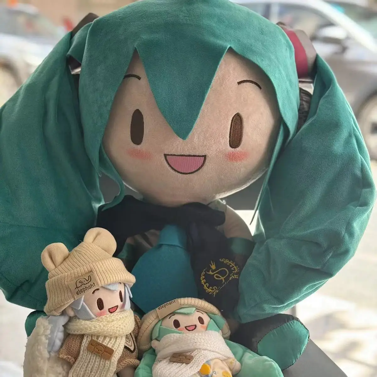Hatsune Miku Fufu Doll Super Large 50cm Plush Doll High-Quality Spot Pillow Decorations Gift Magic Future Doll Pillow