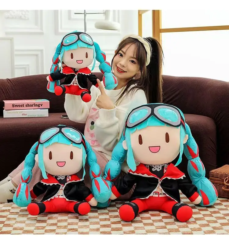 Hatsune Miku Fufu Doll Super Large 50cm Plush Doll High-Quality Spot Pillow Decorations Gift Magic Future Doll Pillow