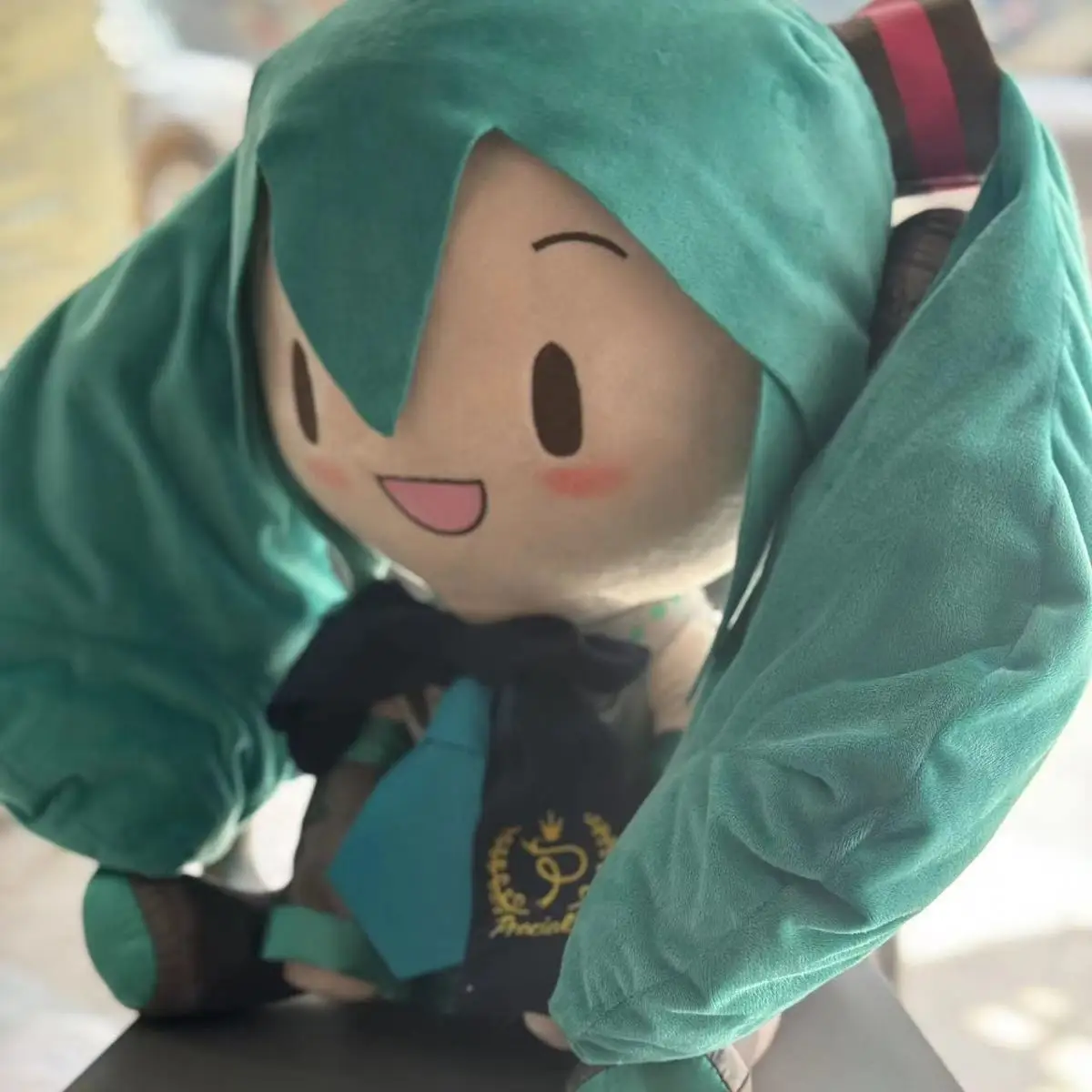 Hatsune Miku Fufu Doll Super Large 50cm Plush Doll High-Quality Spot Pillow Decorations Gift Magic Future Doll Pillow