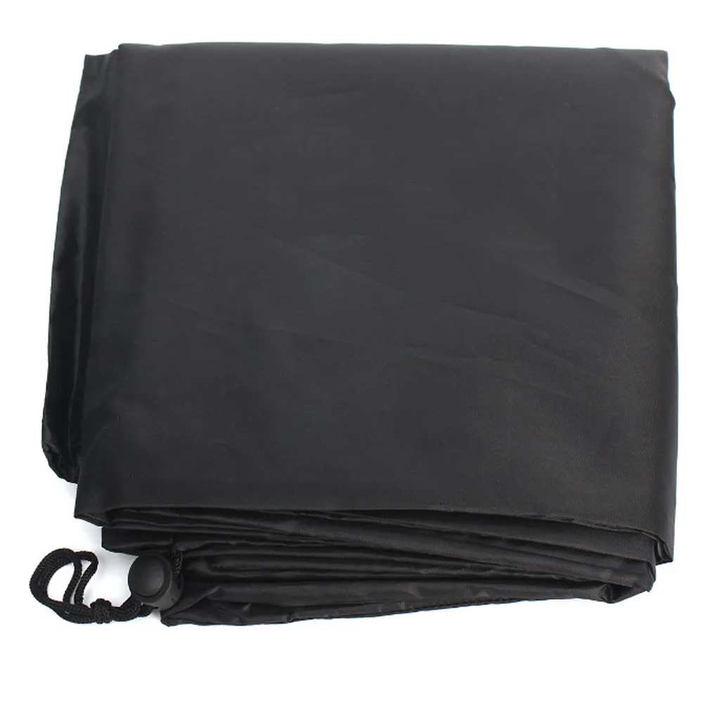 Outdoor Garden Terrace Stackable Chair Dust Cover Storage Bag Furniture Protection Cover Furniture Waterproof Black