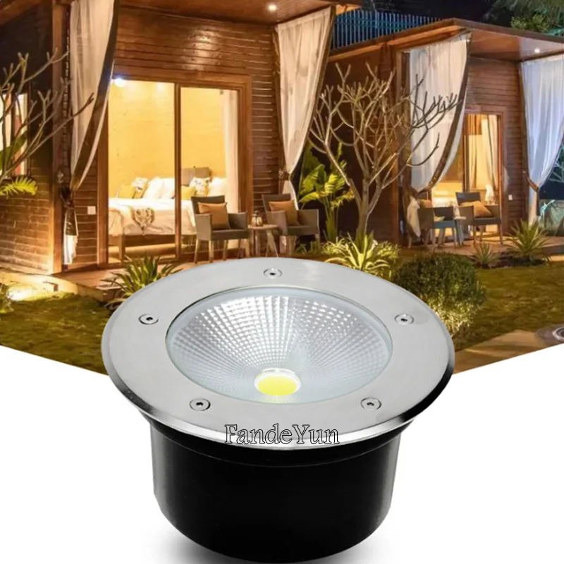 3W 5W 10W 15W Outdoor Buried Garden Path Spot Recessed Inground Lighting 220V DC12V IP67 Waterproof Led Light Garden Underground
