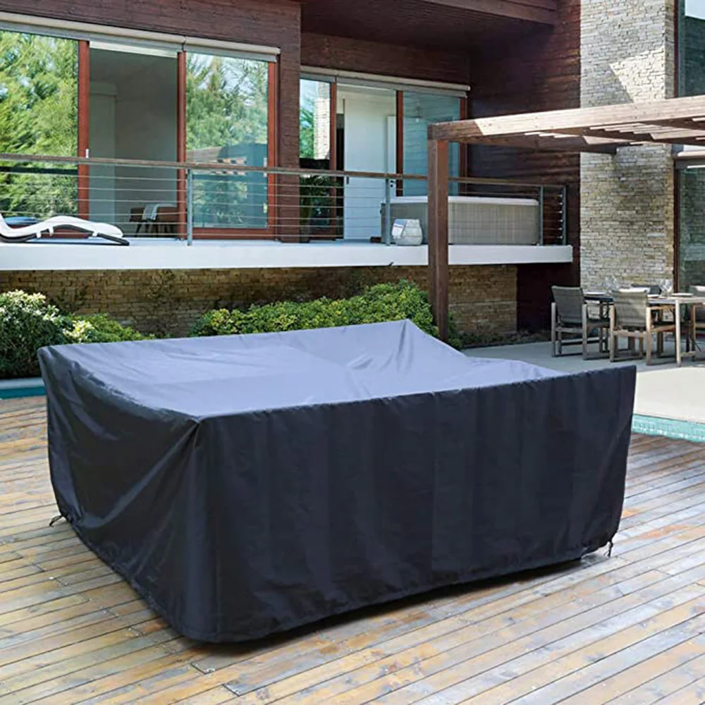 80 Sizes Black Outdoor Patio Garden Furniture Covers Rain Snow Chair covers Sofa Table Chair Dust Waterproof Proof Cover