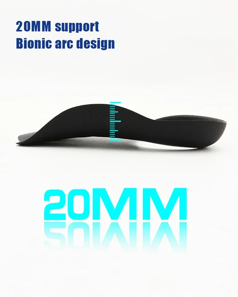 Arch Support Insoles for Shoes, Comfort Shoe Sole Pads, Shock Absorption Shoe Inserts, Unisex Foot Care Insoles, 1 Pair New