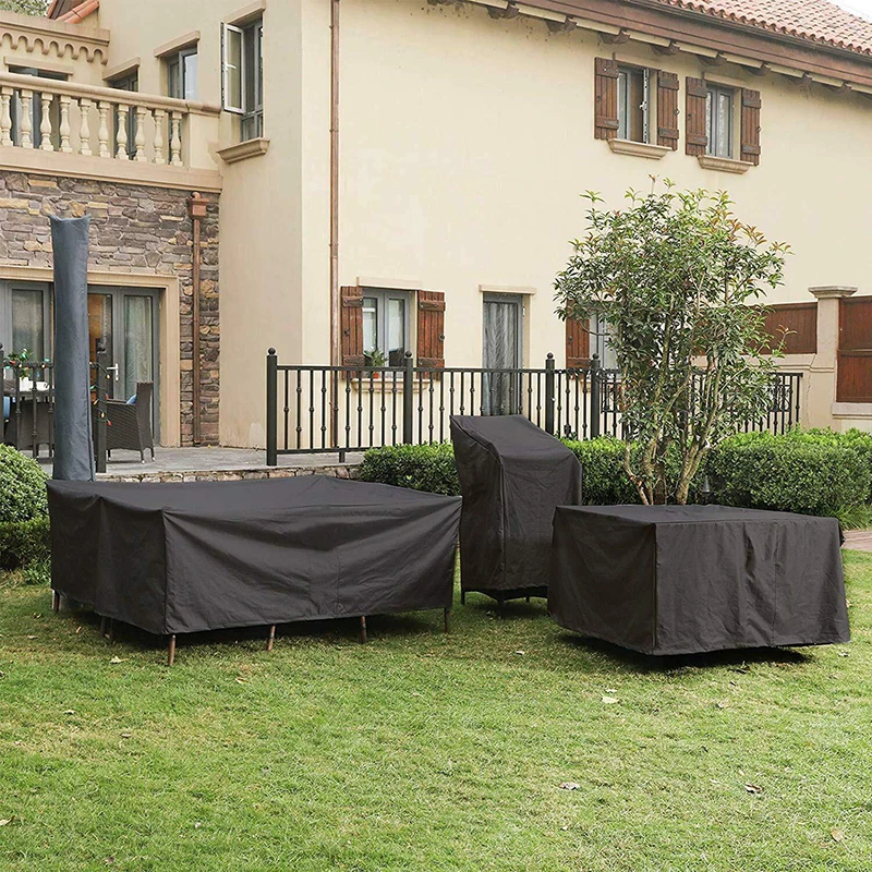 Small Size Waterproof Outdoor Patio Garden Furniture Covers Rain Snow Chair Covers for Sofa Table Chair Dust Proof Cover