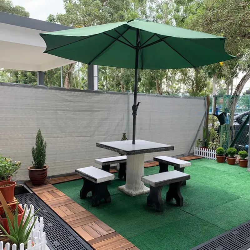 200GSM High Quality Thicken Anti UV HDPE Sun Shading Mesh Home Blacony Fence Netting Screen Gazebo Pergola Sun Sails