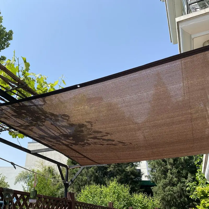 200GSM High Quality Thicken Anti UV HDPE Sun Shading Mesh Home Blacony Fence Netting Screen Gazebo Pergola Sun Sails