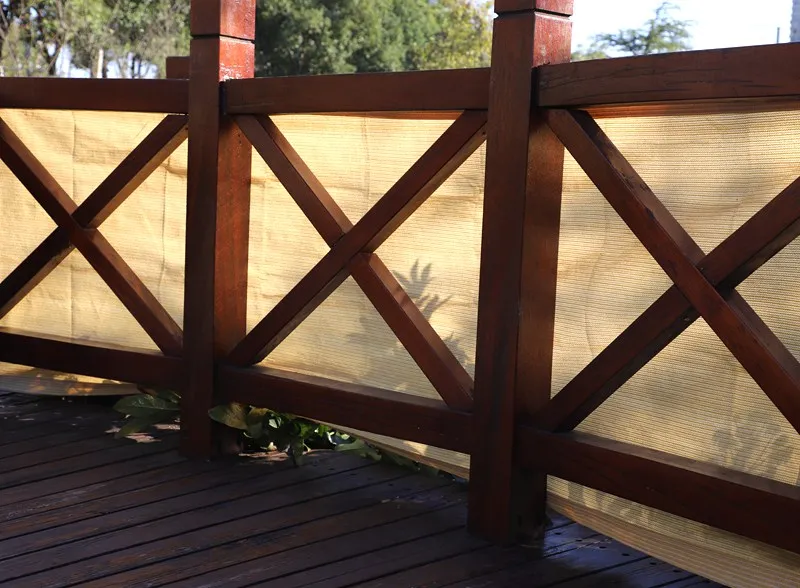 200GSM High Quality Thicken Anti UV HDPE Sun Shading Mesh Home Blacony Fence Netting Screen Gazebo Pergola Sun Sails