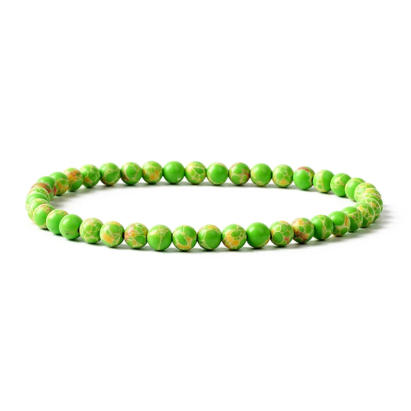 4mm Energy Garnet Bead Bracelet Natural Lapis Lazuli Tiger Eye Stone Bracelet for Men Women Reiki Yoga Bracelet Handmade Jewelry