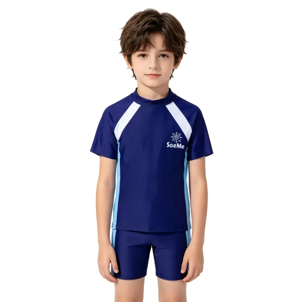 Boys Swimming Suits for 24 Months Kids Swimwear Toddler 3 4 5 6 7 8 9 10 11 Years Luxury Dinosaur Child Swimsuit SPF50+ 2pc Set