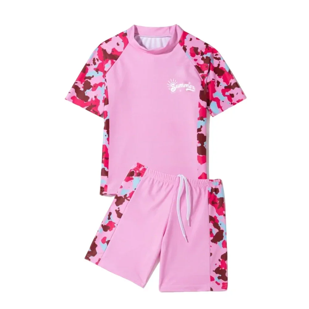 Boys Swimming Suits for 24 Months Kids Swimwear Toddler 3 4 5 6 7 8 9 10 11 Years Luxury Dinosaur Child Swimsuit SPF50+ 2pc Set