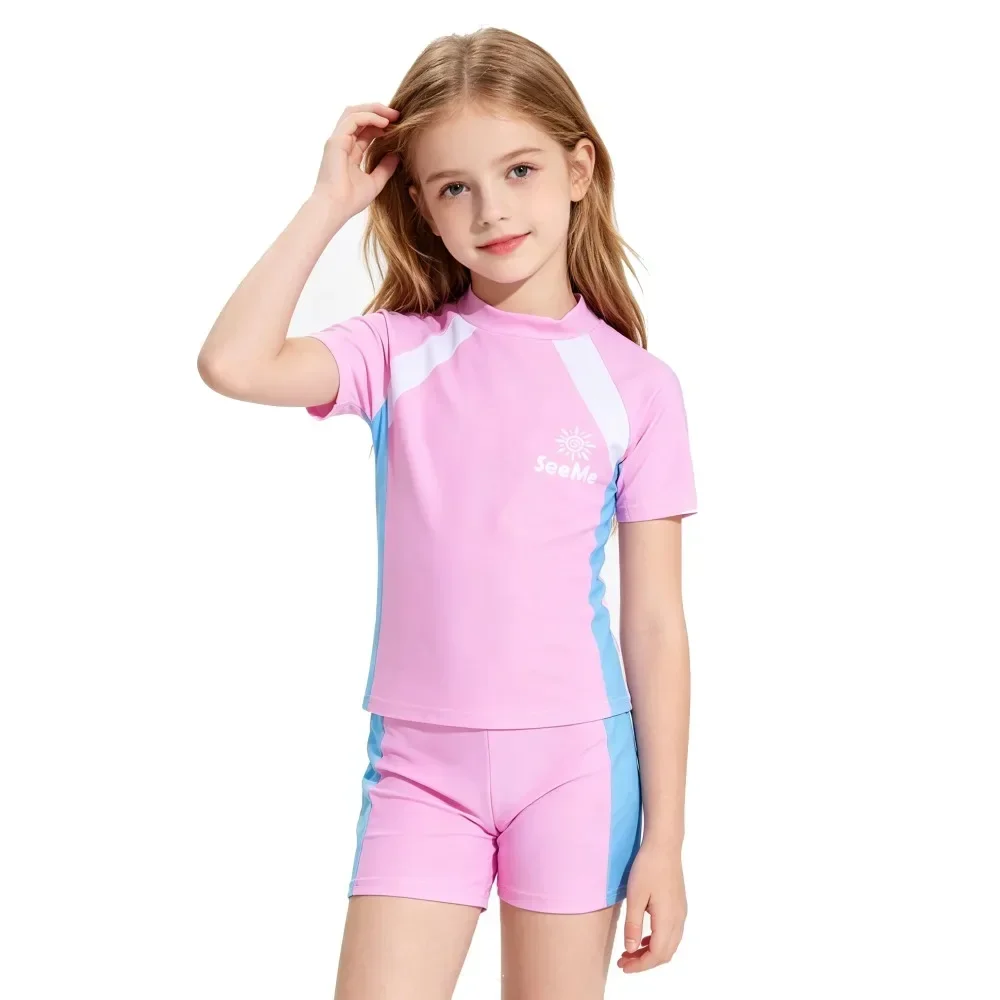 Boys Swimming Suits for 24 Months Kids Swimwear Toddler 3 4 5 6 7 8 9 10 11 Years Luxury Dinosaur Child Swimsuit SPF50+ 2pc Set