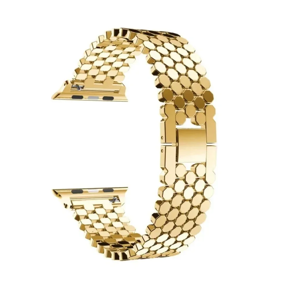 Stainless Steel Band for Apple Watch Ultra 2 Band 45mm 42mm 40mm 41mm 44mm Metal Strap for IWatch Series 9 8 7 6 SE 5 4 Bracelet
